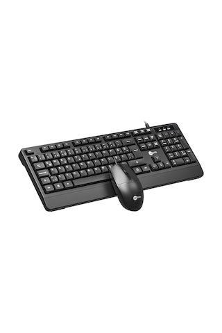 Lecoo CM106 USB Kablolu Türkçe Q Klavye & Mouse Set
