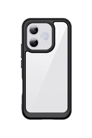 Microcase Honor 600 Lite Shield Serisi Darbeye Dayanıklı Yarı Esnek Plastik Tpu Kılıf - Al8100 Siyah