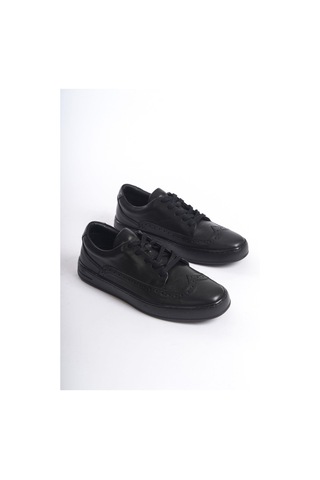Mubiano Hakiki Deri Erkek Spor Ayakkabı & Sneaker Siyah -mbkryt015-s Siyah