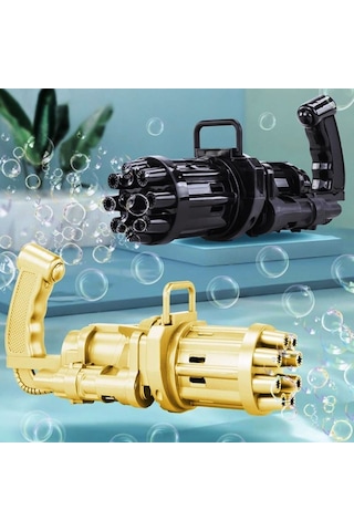 Yılbaşı Hediyeleri Çoklu Köpük Atan Köpük Tabancası Bubbles Gun Baloncuk Tabancası Pilli Köpük Makinası