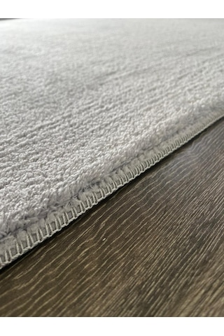 Melena Carpet Premium Modern Peluş Halı Kaymaz Taban Yumuşak Dokulu Lüks Salon Halısı Açık Gri