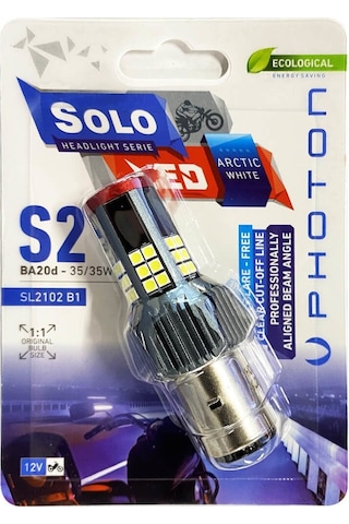 Photon Solo S2 Led 12v Blıster Ambalaj Yeni Beyaz Işık