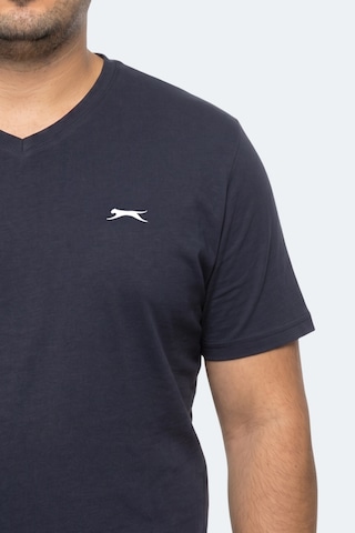 Slazenger Rıvaldo Jmb Erkek Büyük Beden Lacivert Tişört