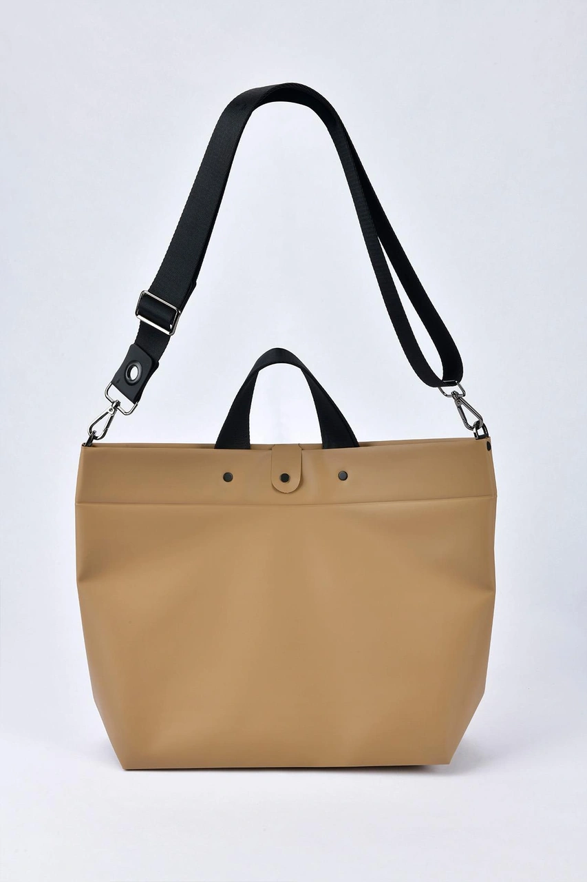 Brandsmithshop Camel Deve Tüyü Loop Tote Bag Çanta Çok Renkli