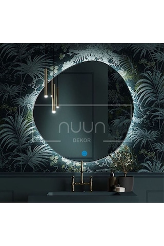 Nuun Dekor 80cm Dokunmatik On/off Ledli Ayna Dimmer Şeffaf