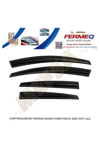 Cam Rüzgarlığı Fermeq Mugen Ford Fiesta 2009-2020 4lü