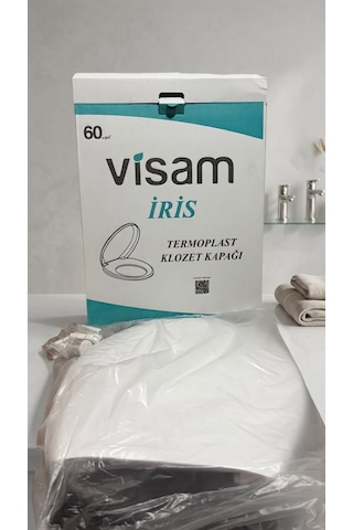 Visam İris Klozet Kapağı Beyaz Visam İris Klozet Kapağı Beyaz