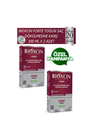 Forte Saç Dökülmesine Karşı 2'li Şampuan 300 Ml