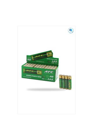 Aaa İnce Pil 1.5v R03 Alkalin 60 Adet Kumanda Fare Oyuncak El Fen