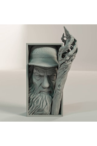 Beyazgandalf Kitap Nook - Özel Tasarım Kitaplık Dekoru Ve Duvar Süsü