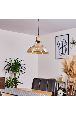 Riolight Retro Bal Tekli Cam Sarkıt Çap: 28Cm (541772137)