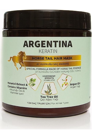Argentina Keratin At Kuyruğu Saç Bakım Maskesi 500 ML