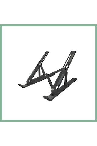Bşkvirgo 7 Kademeli Ayarlı Katlanabilir Laptop Tablet Standı Siyah Bsk2026