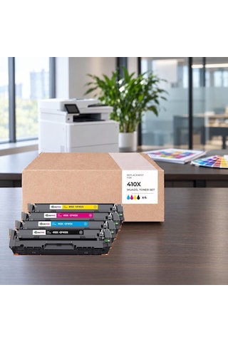 Hp Color Laserjet Pro Mfp M477fdn 410x Cmyk Uyumlu Toner Seti Çipli