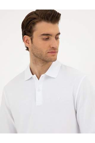 Pierre Cardin Erkek Beyaz Sweatshirt 50294438-vr013 Beyaz