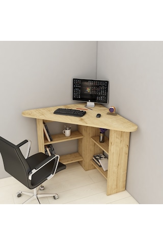 Arnetti Köşe Çalışma Masası Corner Ofis Masası Safirmeşe