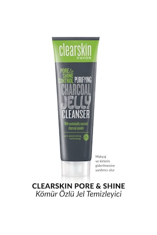 Avon Clearskin Pore Shine Gözenek ve Parlaklık Kontrolü İçin Jel Temizleyici 100 ML