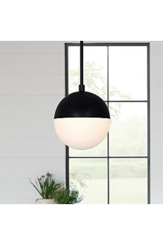 Lambaderler, Avizeler İçin Uyarlanabilir 1 Metre Kablolu 25 Watt Beyaz Işık Led Ampul, Led Armatür Beyaz - Siyah