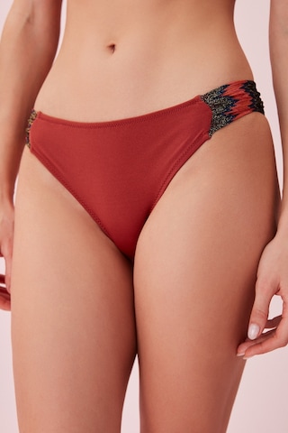 Suwen Yanı Pileli Bikini Alt Sb24560l221 Tarçın