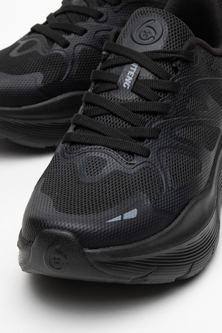 Humtto Hummto Kadın Kalın Hafif Tabanlı Sneakers & Spor Ayakkabı Mc 21406 Siyah