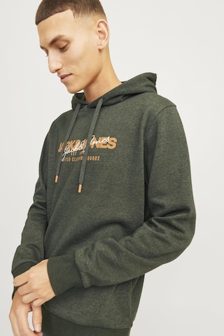 Jack & Jones Jjalvıs Sweat Hood Haki 12256848 001