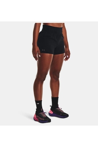Kadın Ua Run Stamina 3'' Şort Siyah