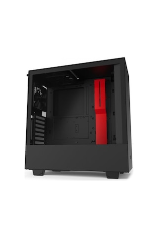 Nzxt H510I Ca-H510I-Br Temperli Cam Mat Siyah/Kırmızı Oyuncu Kasa