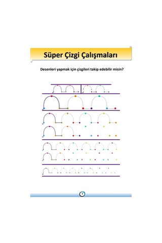 Okul Öncesi Süper Çizgi Çalışması Kitabı