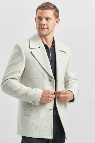 İmza Kaşe Kırlangıç Yaka Desenli Astarlı Slim Fit Taş Erkek Mont 1007245150 Taş