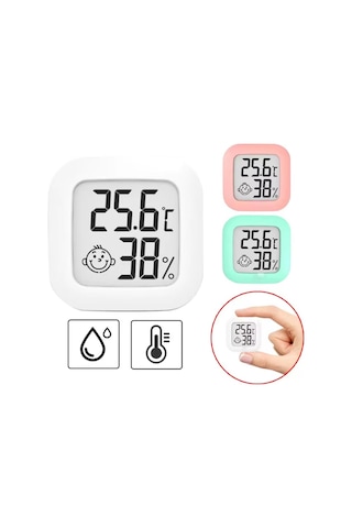 Powermaster Pm-6235 Oda Tipi Mini Ekranlı Sıcaklık Nem Ölçer Termometre