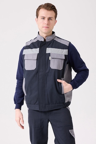 Urtica Kışlık İş Ve Outdoor Yelek Lacivert-Gri