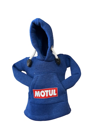 Motul Tasarım Hoodie Vites Topuzu Kılıfı - Universal Sweatshirt Model Vites Aksesuarı Mavi
