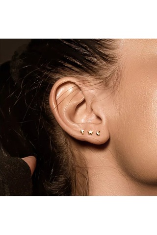 Spikes Titanyum Piercing Labret, Helix, Tragus Ve Kıkırdak Küpe 124169369 Altın