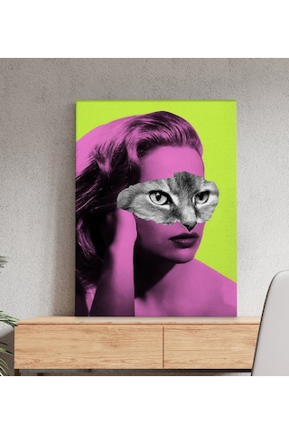 Bk Gift Fantastic Tasarımlı Kanvas Tablo-33 50x70cm Ev Dekorasyonu, Ev Hediyesi Bitmeyencom29960 Bk Gift