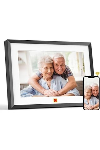 10 Inc Wlan Dijital Fotoğraf Çerçevesi, Ips Hd Dokunmatik Ekran, 32 Gb Hafıza, Otomatik Dönme