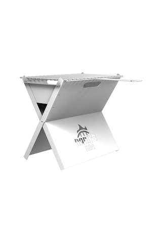 Origami Katlanır Mangal Model 2 / Paslanmaz Çelik / Baba's Bbq Krom