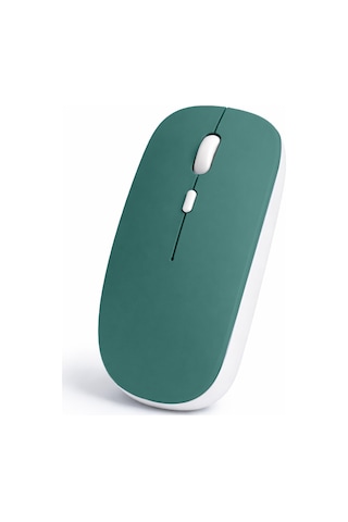 Minimal Tasarımlı Kablosuz Mouse Bluetooth Bağlantı Şarjlı Usb Dongle Destekli Hafif Ve Şık 1525