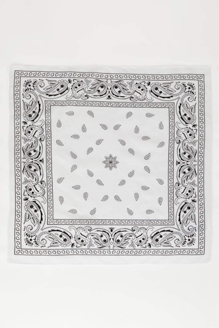 Defacto Kadın Desenli Pamuklu Bandana N7447az24smwt27 Beyaz