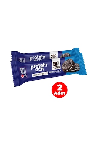 Proteinocean Kakaolu Bisküvi Ve Krema Aromalı Yüksek Protein Bar 50 G 2 Adet