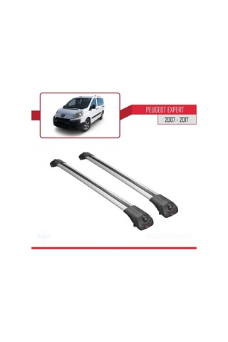 Peugeot Expert 2007-2017 Arası İle Uyumlu Ace-1 Ara Atkı Tavan Barı Gri