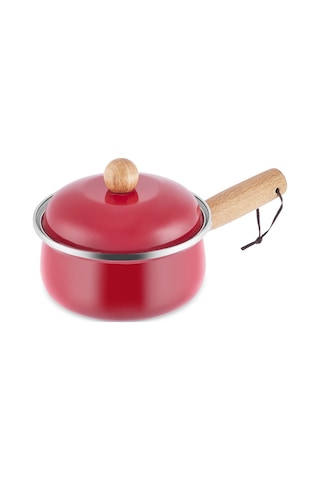 Karaca Elvin Emaye Kapaklı Sosluk Kırmızı