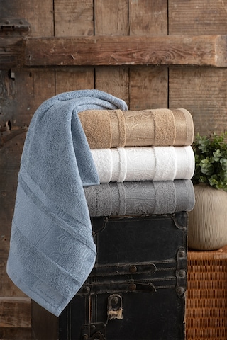 Pierre Cardin 4'lü Bambu Yüz Havlusu Palm