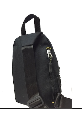 Ogdo - Kanvas Çapraz Sırt, Göğüs Çantası Ve Omuz Çantası - Body Bag - 4924 Sarı
