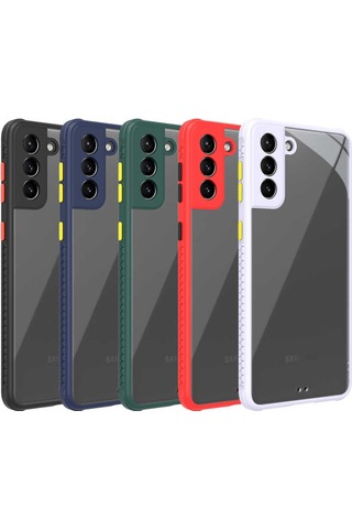 Samsung Uyumlu Galaxy S21 Plus Kılıf ​​Zore Kaff Kapak-Siyah