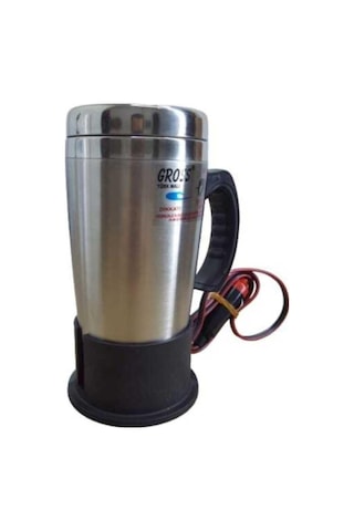 Ahmet Otomotiv Gross 12V 500 ML Araç Termosu Su Isıtıcı Krom