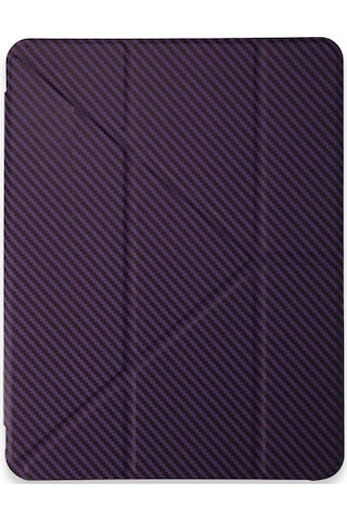 Gld-spt- Newface Apple Uyumlu iPad Pro 11 2024 Kılıf Color Karbon Tablet Kılıfı - Derin Mor