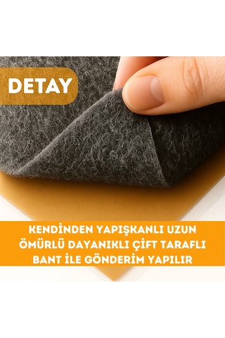 Kendinden Yapışkanlı Kaplama Oto Zemin Torpido Dayanıklı3mm Antrasit