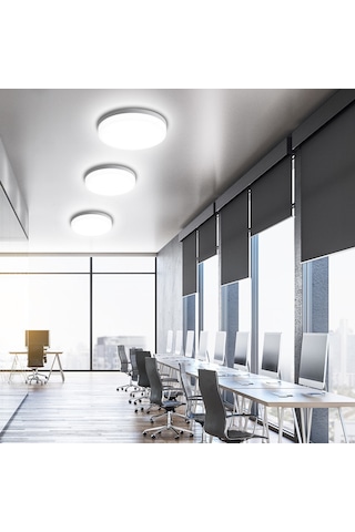 Hombey 18w Yuvarlak Tavan Işığı, 6500-7000k Beyaz Işık, Ac85-265v Girişi, 96 Led'li, Ip20 Koruma, 1620lm Parlaklık Beyaz