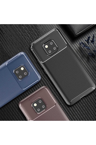 Huawei Mate 20 Pro Kılıf Zore Negro Silikon Kapak