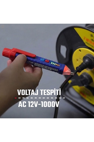 Workpro Wp295004 12-1000 Volt Ac Yüksek Hassasiyetli Profesyonel Voltaj Dedektörü